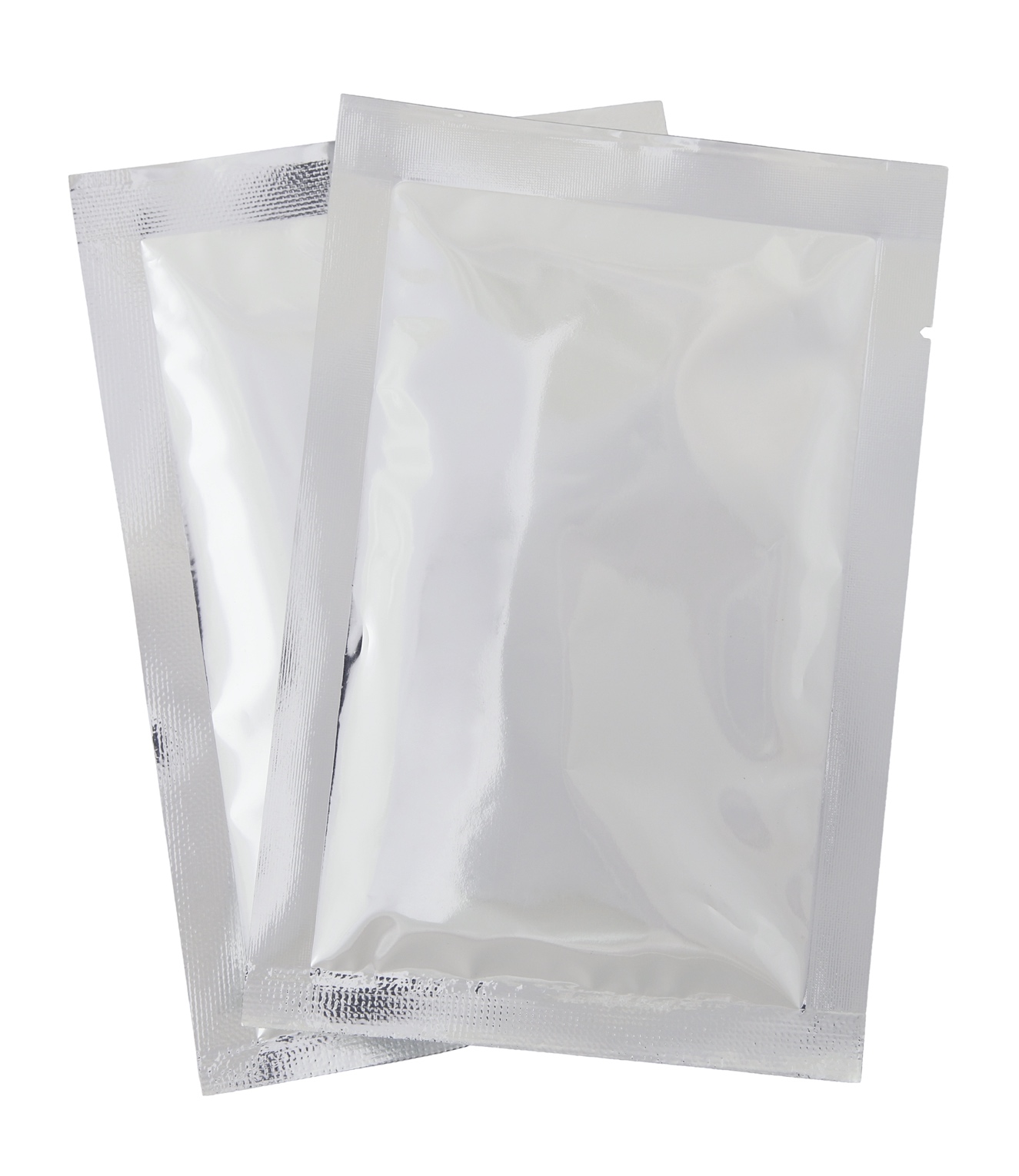 Triplex pouches for cosmetic samples and hotel amenities
