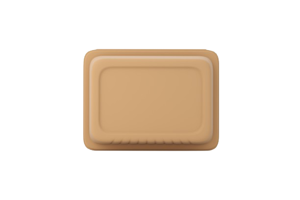 Thermoformable paper tray for pasta and grains